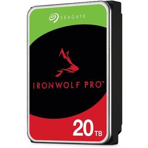 DISQUE DUR INTERNE Seagate IronWolf Pro, 20 to, Disque Dur d'entrepri