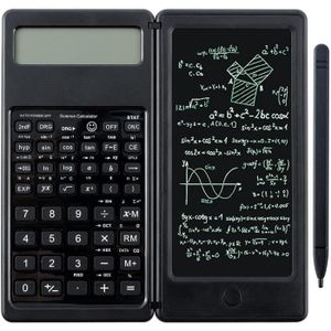 CALCULATRICE Calculatrice Scientifique Pliable Avec Tableau D'Écriture Effaçable À 10 Chiffres, Écran Lcd Pour Mathématique-Géométrie-Calc[W696]