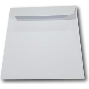 Lot 100 Enveloppes Carrées Luxe 16x16 Cm 110g/m² Ivoire/Crème - Format Carré Élégant