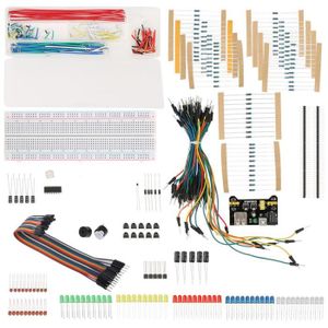 Fun Kit Composant Électronique Breadboard Câble Resistor Capacitor
