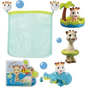 JOUET DE BAIN Coffret de bain Sophie la Girafe - VULLI - Filet, livre et jouets de bain pour bébé