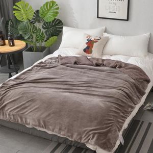 Bedsure Polaire Couvertures Couvre-Lit King Size Argent Gris-de luxe extra grand lit
