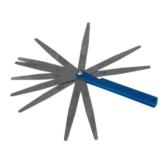 VOANZO Lot De 32 Jauges D'épaisseur Métriques De Valve De Haute