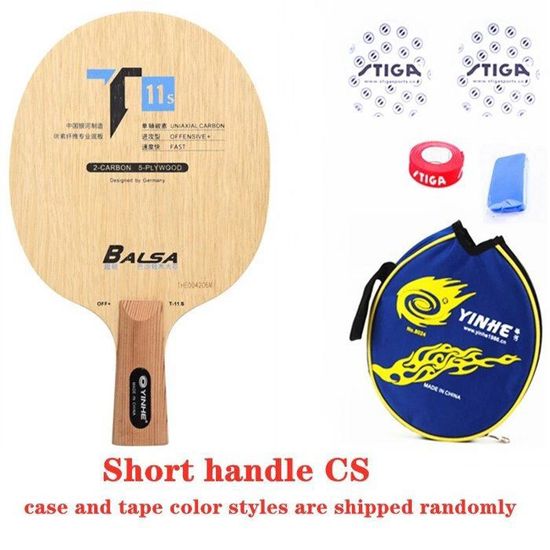 Balle tennis de table,YINHE T11 (Balsa Poids observateur Carbone) YINHE Tennis De Table Lame T