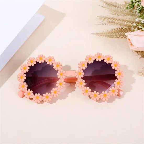 Lunettes de soleil fleur - Rose 3-5 ans main image 0