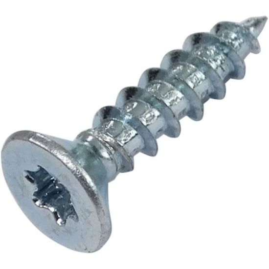 Lot De 200 Vis Autoforeuses Acier Zingué – 4,2 X 41 Mm – Tête Bombée Cruciforme – Pour Tôle, Métal, Gouttières – Avec Embout