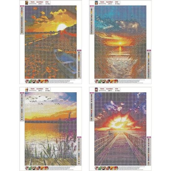 Kit Peinture Diamant 5D Claude Monet Femme Au Parasol - Broderie Diamant DIY 40x50cm Pour Décoration Murale