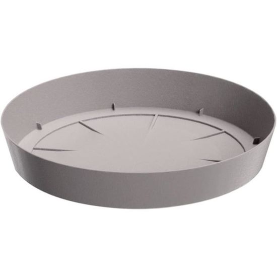 Soucoupe Carrée 30x30 VECA Soucoupe Carrée Anthracite - 36 X 36 Cm Soucoupe Pot Fleur 30 Cm