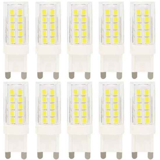 10X G9 Ampoule LED 5W Blanc Froid 350LM 44*SMD2835 LEDs Céramique