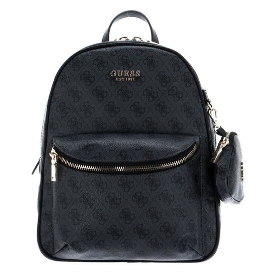 Sac à Dos GUESS Certosa – Noir – Homme – Polyuréthane – Neuf – Sac De Loisirs/business