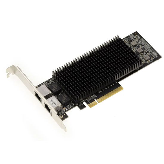 Carte réseau PCIe x4 Dual 10 Gigabit Ethernet 2 ports RJ45 10G - AQC107 ASM1182 Carte réseau PCIe x4 Dual 10 Gigabit Ethernet 2 ports RJ45 10G - AQC107 ASM1182