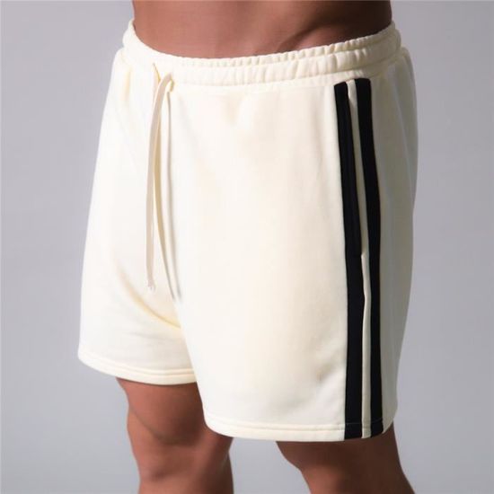 Short De Basket-ball Uni Pour Homme - Décontracté, Sport, Fitness - Léger, élastique - Entraînement, Quotidien - 8