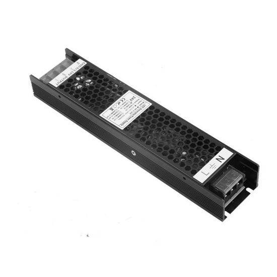 Alimentation LED 150W 24V IP65 - Boîtier plat à PFC pour usage intérieur/extérieur