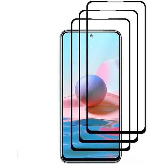 2 Protections D'écran En Verre Trempé 9H Pour Xiaomi Redmi Note 10S - Anti-rayures Et Anti-choc