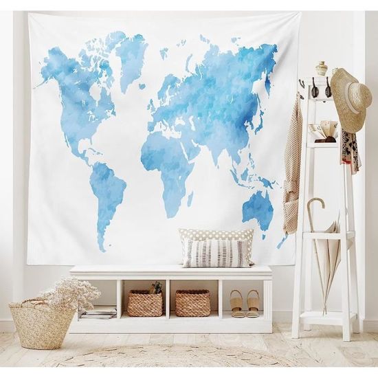 Papier peint Deco,Tapisserie décorative Hippie pour chambre à coucher