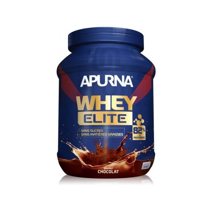 Pot Apurna Whey Elite Chocolat isolat – 750g - bleu - TU