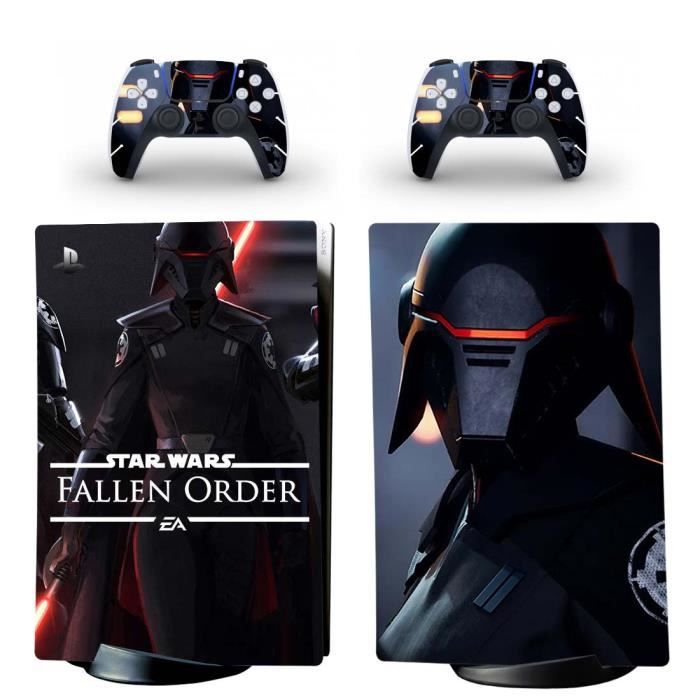 Star Wars PS5 Digital Sticker Skin Autocollant de protection pour PS5 Playstation 5 Digital Édition Console et 2 contrôleurs 05