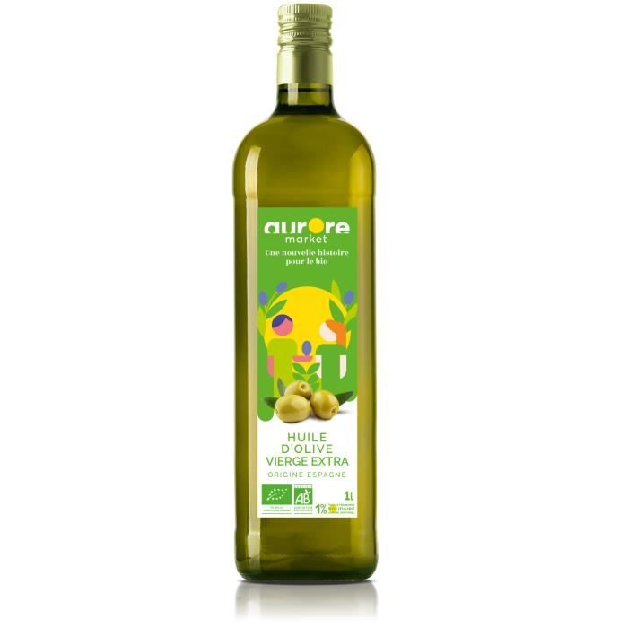 Huile d'olive extra vierge - 1l - Aurore Market