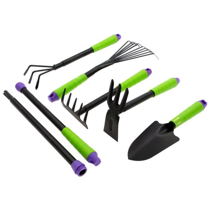 PALISAD - Ensemble d'outils de jardin - 7 pcs.