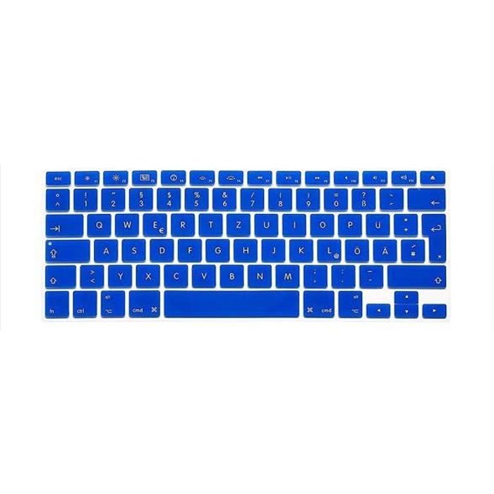 Housses de protection pour Macbook Air Pro Retina 13-15- 17-Laptop Skin Couvre Européenne Allemand Lettres Clavier Prote 207970