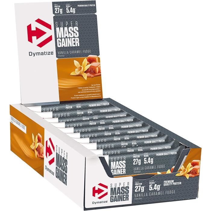 Super Mass Gainer Barre Vanilla Caramel Fudge 10 x 90 g 265