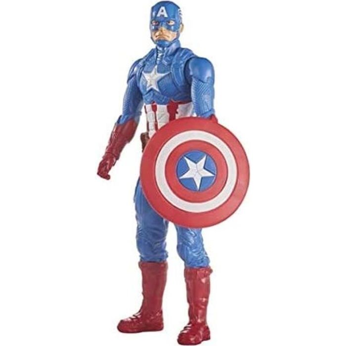 Avengers - Captain America (Action Figurine 30cm Avec Titan Héros Explosif Gear Blaster)