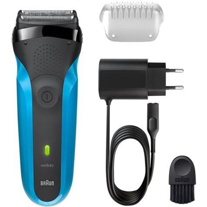 Braun Series 3 310s - Rasoir - sans fil - bleu