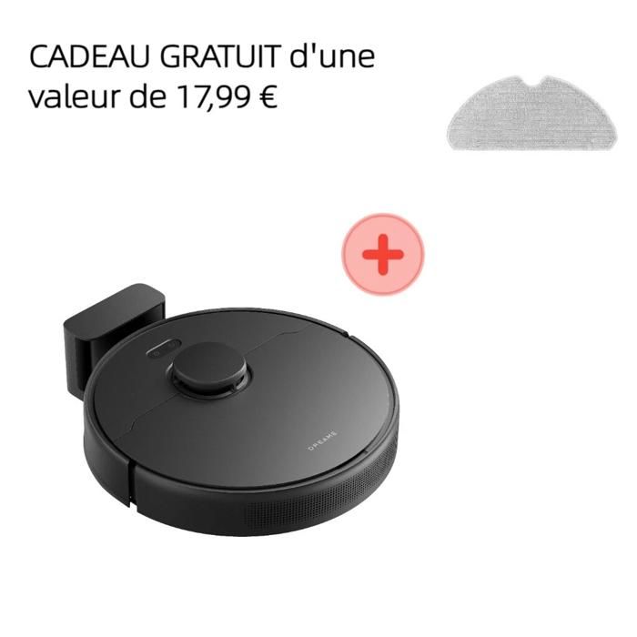 Dreame D9 Max Robot Aspirateur- 4000Pa Aspiration- 5200mAh Batterie- Alexa- Mijia APP Contrôle- 270ml Réservoir d'eau