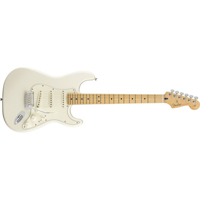 Fender Player Stratocaster - Manche érable - Polar White - Guitare électrique