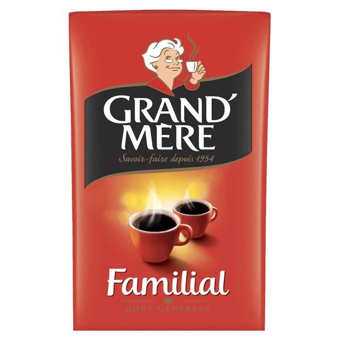 LOT DE 6 - GRAND MERE Familial - Café moulu - 250 g