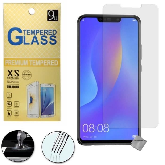 Film de protection vitre verre trempe transparent pour Huawei P Smart Plus