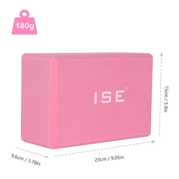Briques Yoga,Blocs de Yoga Block Pilates Bio en Mousse EVA Haute Densité Écologique Léger Confortable Antidérapant，Pour Amateurs déb