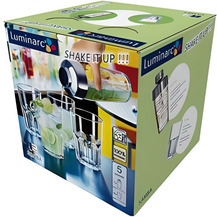 LUMINARC SERVICE 5 PI CES COCKTAIL SAMBA
