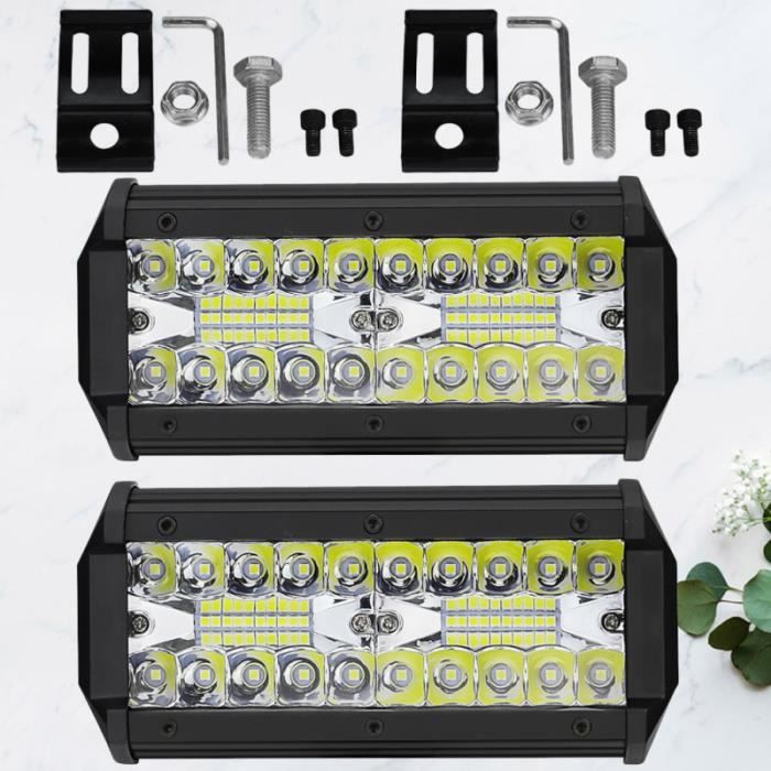 2pcs 120W 12000LM Ampoules de Voiture Super LumineUices LED Lampe CANBUS SMD CLAIRANCE gyrophare aide a la conduite - securite