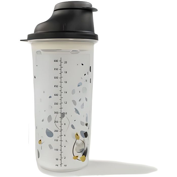 TUPPERWARE Shaker noir avec motif AVEC CADEAU