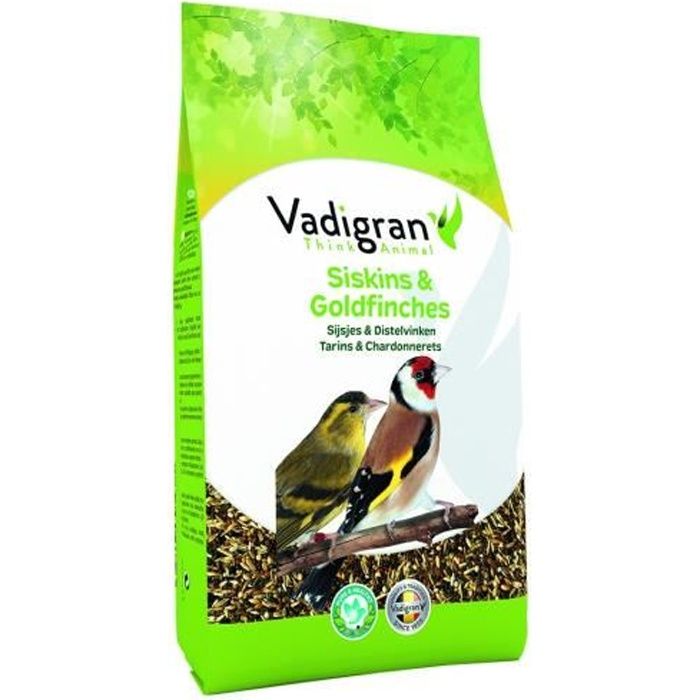 Vadigran - Graines original pour OISEAUX tarins et chardonneret 0.8Kg