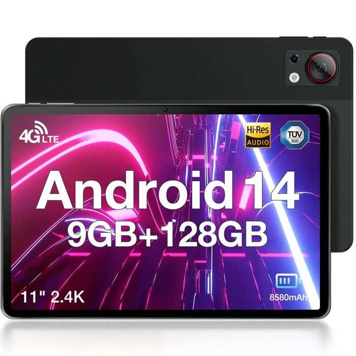 DOOGEE Tab A9 Pro+ Tablette Android 16, Tablette 11 Pouces Écran