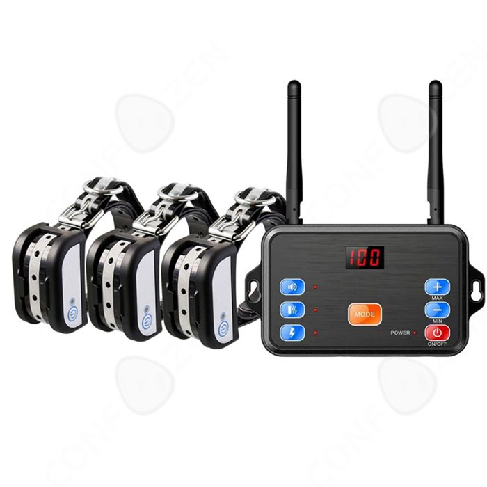 Comparer les prix de C Système à distance de clôture pour chien sans fil 2 en 1 clôture sans fil pour animaux compagnie à affichage led clôture pour