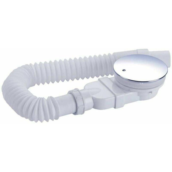 Bonde De Douche Universelle 95mm/115mm - Anti Cheveux Et Impuretés | Plastique ABS Argenté