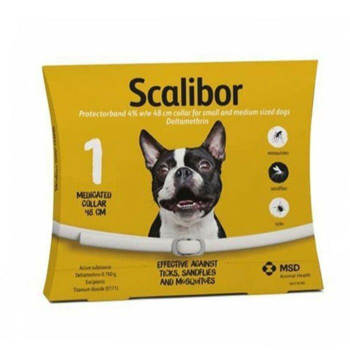 Meilleurs prix pour Scalibor - Collier Antiparasitaire pour Chien Moyen - 48 cm