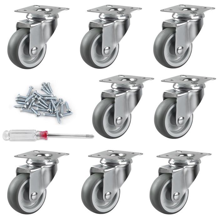 Lot De 8 Roues Switch 68mm 88A Avec Roulements ABEC 9 – Ultra Rapides Et Silencieuses