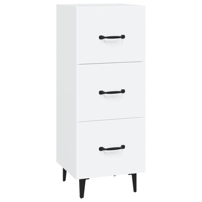“SALE 2025”Buffet bas salon - Classique - Commode Buffet blanc 34 5x34x90 cm - Bois dingénierie chill609112