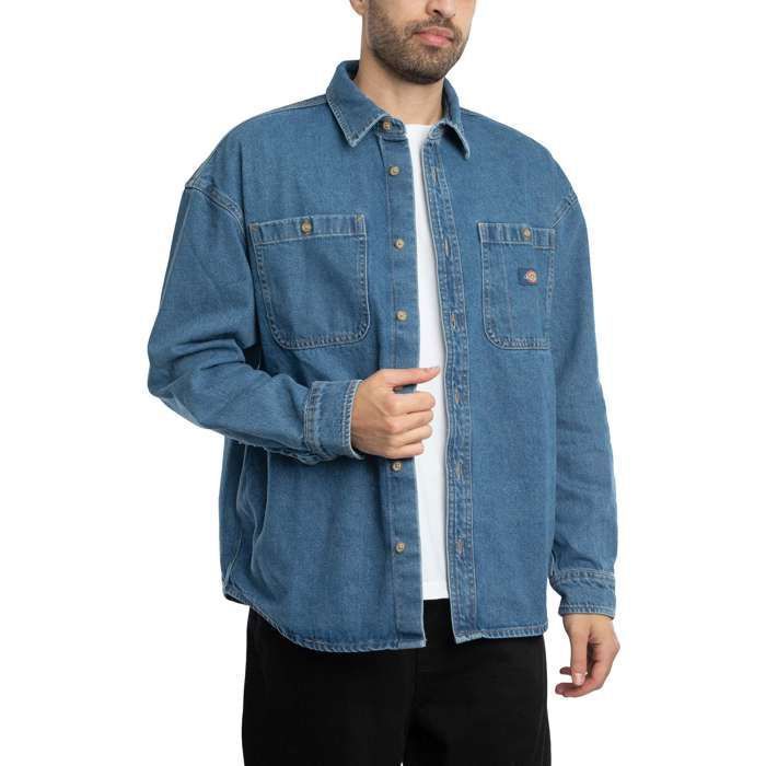 Chemise En Jean Houston Dickies Bleu Cdiscount Prêt-à-Porter