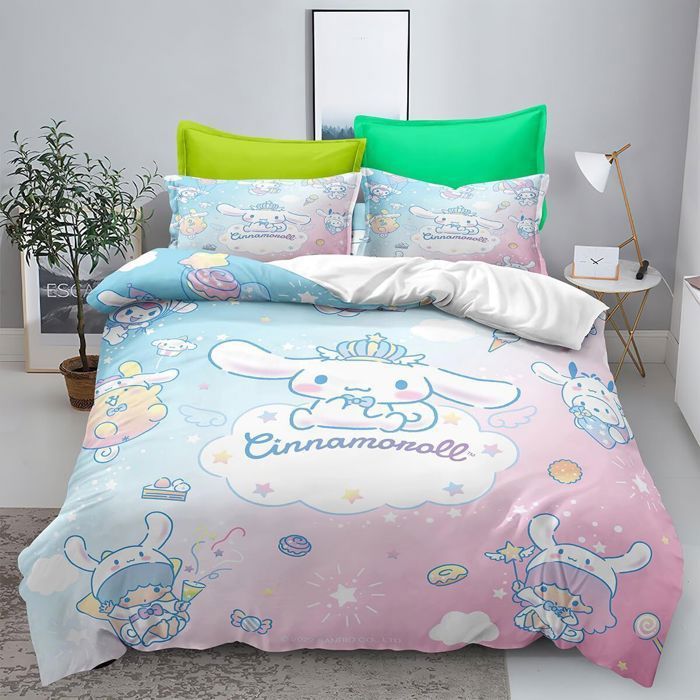 Parure housse de couette 140x200 cm + 1 taie d'oreiller COCO