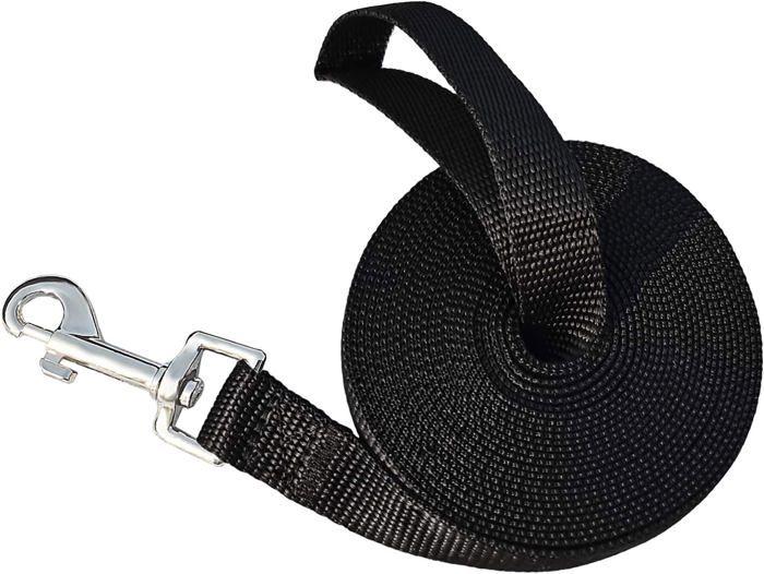 Meilleurs prix pour Longe pour Chien 5m Noir, Laisse de Dressage pour Chien, Laisse Longue pour Chien de Petites à Grandes Taille