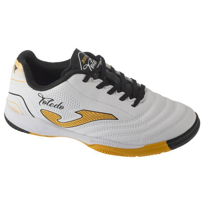 Joma Chaussures de foot en salle - JOMA - Toledo Jr 2502 IN - Blanc - Cuir synthétique - Technologie Flexo