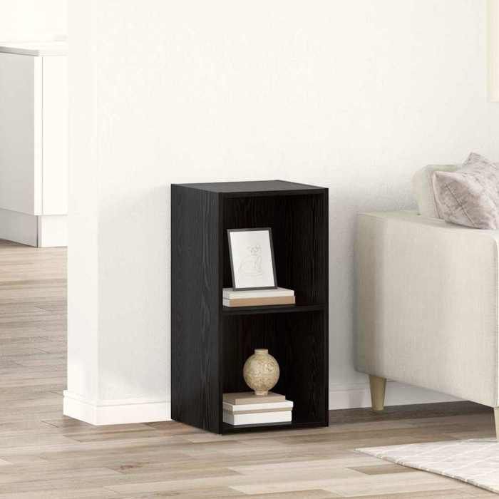 vidaXL Meuble TV Chêne noir Bois dingénierie 875095