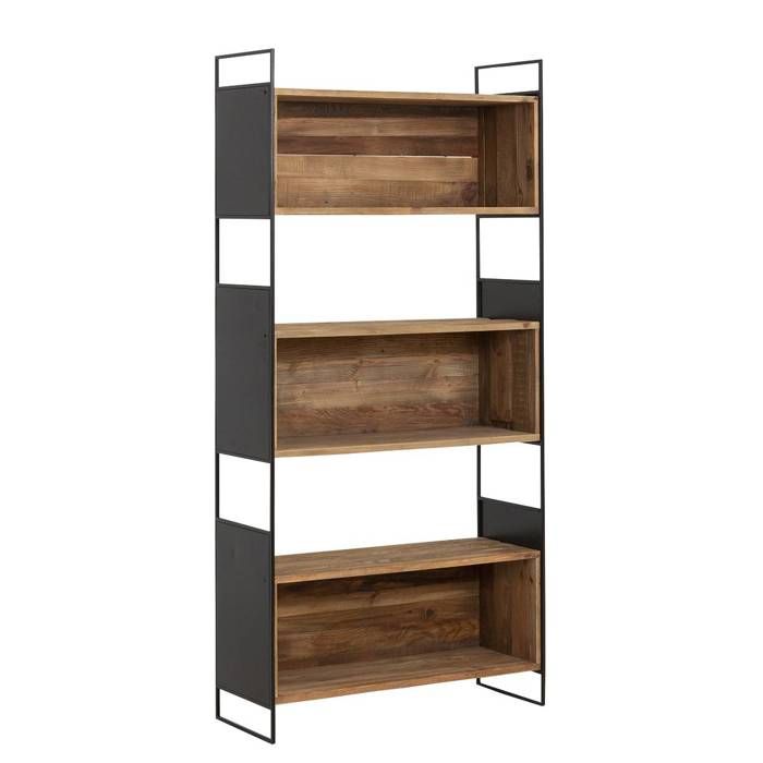 Bibliothèque en bois recyclé 90 cm Blaise