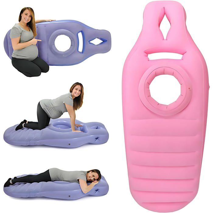 Matelas Gonflable Matelas Gonflable pour Femme Enceinte avec Trou pour Le Ventre - Confort et Relaxation