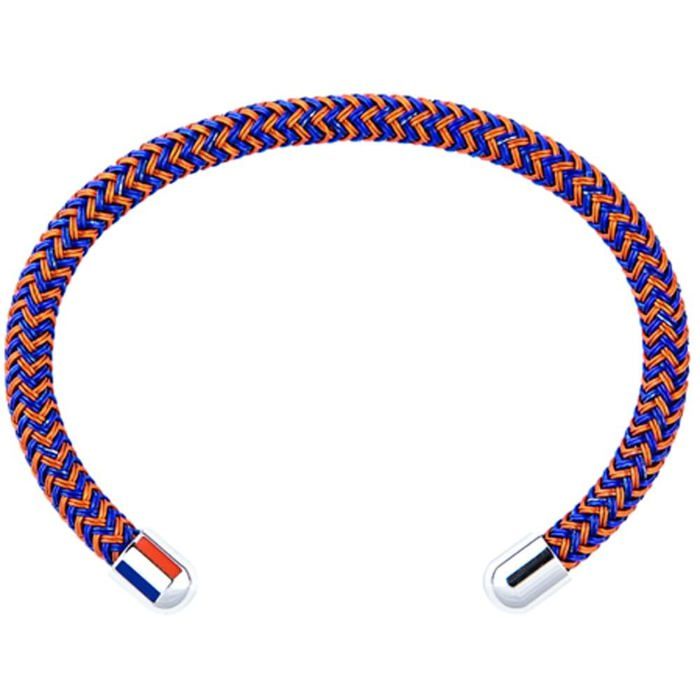 Bracelet manchette femme - Tommy Hilfiger - Acier inoxydable - Chaîne tressée - Sans pierre - 0.06 kg - 5.6x12.4x12.4 cm